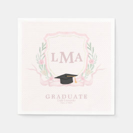 Guardanapo De Papel Graduação em Monograma Coquette