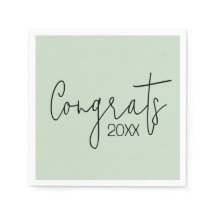 Graduação Em Verde Sage