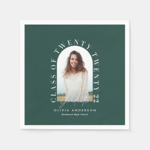 Guardanapo De Papel Graduação geométrica moderna de tipografia foto