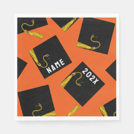 Guardanapo De Papel Graduação Laranja 2025