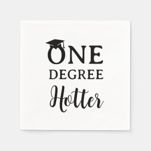 Guardanapo De Papel Graduação mais quente de um grau branco