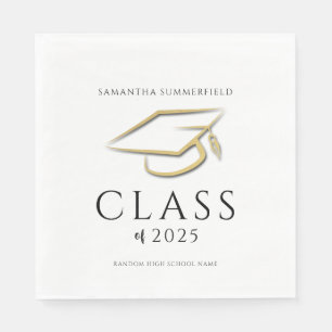 Guardanapo De Papel Graduação Mínima Festa de Formatura 2026 Papel