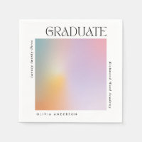 Graduação - moderna tipografia mínima do pastel au