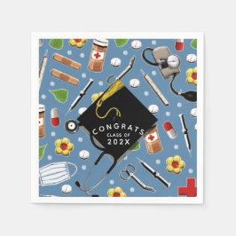 Guardanapo De Papel Graduação na Escola de Enfermagem Napkins