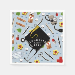 Guardanapo De Papel Graduação na Escola de Enfermagem Napkins