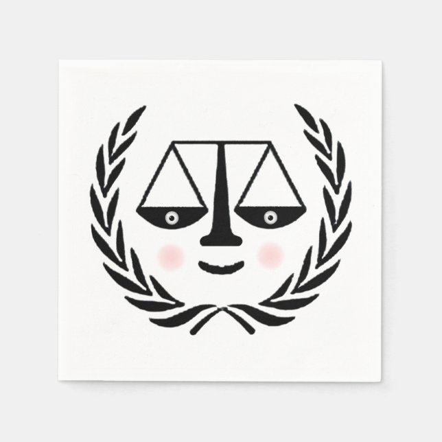 Guardanapo De Papel Graduação na Faculdade de Direito (Frente)