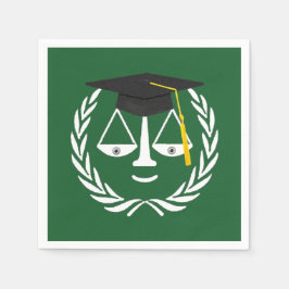 Guardanapo De Papel Graduação na Faculdade de Direito Criativo