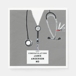 Guardanapo De Papel Graduação na Faculdade de Medicina Napkins