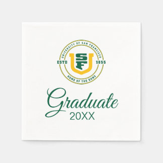 Guardanapo De Papel Graduação na Universidade de São Francisco