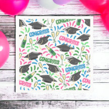 Graduação Parabéns Champanhe Confetti Colorida