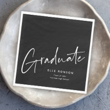 Graduação Simples de Formando de Script Moderno