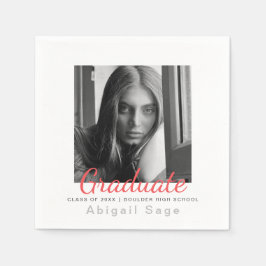 Guardanapo De Papel Graduação Simples Moderna Minimalista