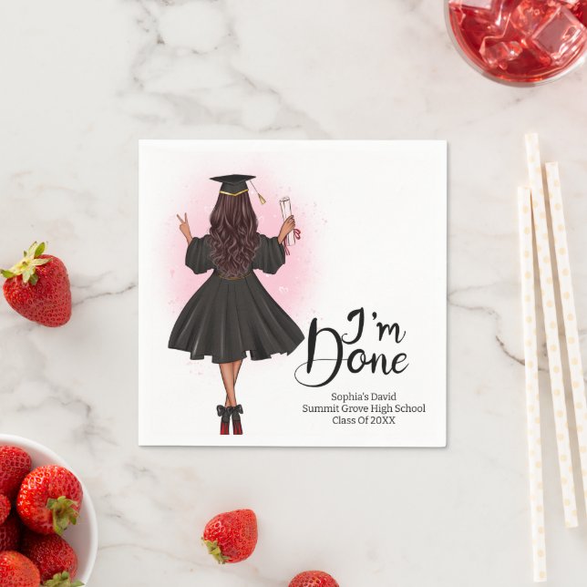 Guardanapo De Papel Graduation Class Of Party (Insitu)