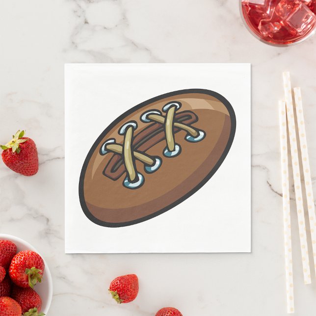 Guardanapo De Papel Gráfico de diversão de rugby (Criador carregado)