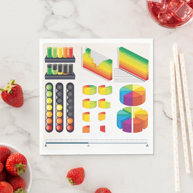 Guardanapo De Papel Gráficos de Negócios Papel Nápoles (Criador carregado)