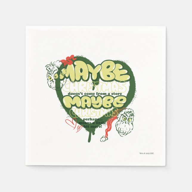 Guardanapo De Papel Gralha | Citação de Natal (Frente)