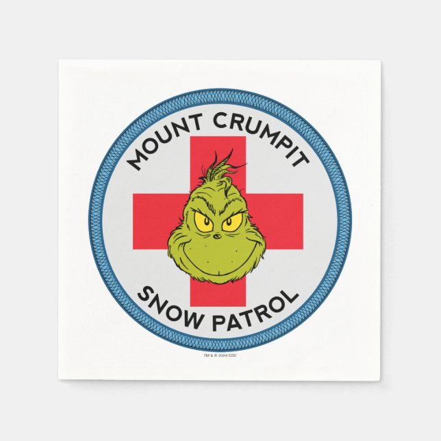 Guardanapo De Papel Gralha | Mt. Crumpit Snow Patrol (Frente)
