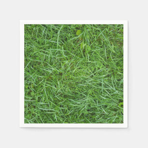 Guardanapo De Papel grama verde úmida
