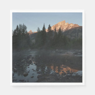 Guardanapo De Papel Grand Teton Sunrise em Cottonwood Creek