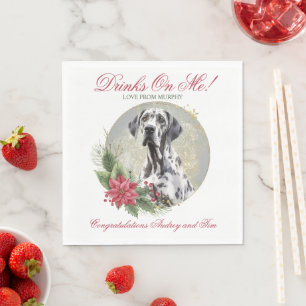 Guardanapo De Papel Grande Casamento De Cachorro Com Napkins Com Foto