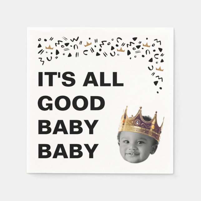 Guardanapo De Papel Grande Foto de Aniversário, Napkins (Frente)