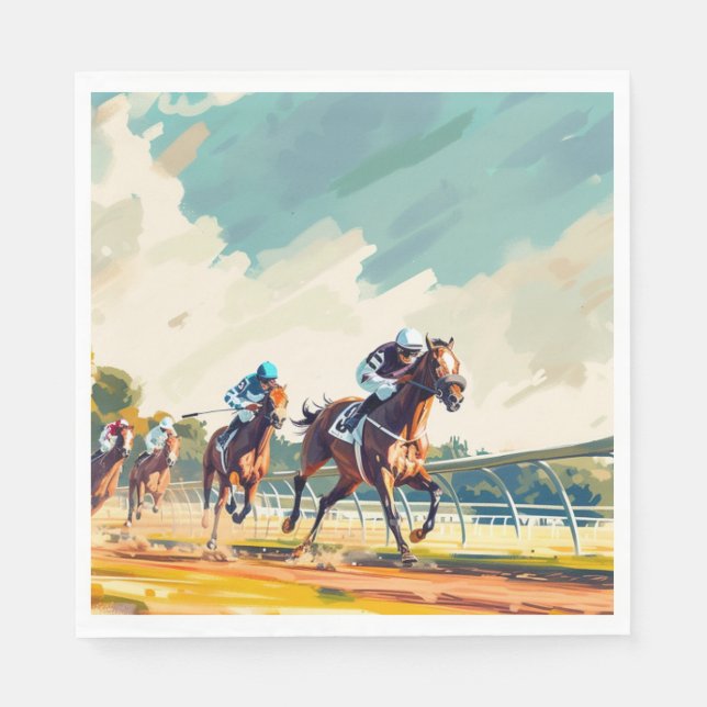 GUARDANAPO DE PAPEL GRANDE NAPKIN DE PAPEL RACE "D" (Frente)