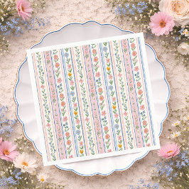 Guardanapo De Papel Grandmillennial Vintage Baby Shower Paper Napkin