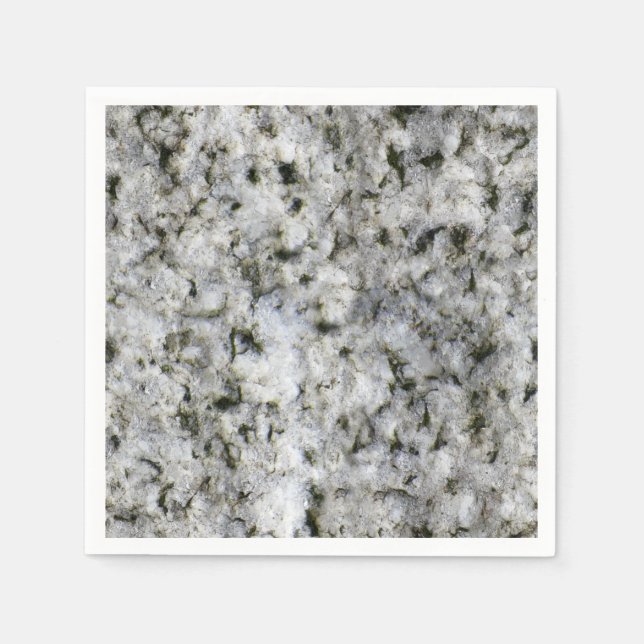 Guardanapo De Papel Granite Rock White (Frente)