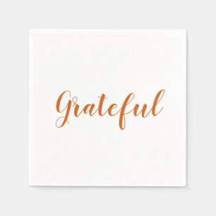 Guardanapo De Papel Grateful orange guião lindíssimo jornal de açã
