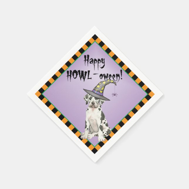 Guardanapo De Papel Great Dane Witch Napkins (Canto)