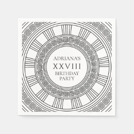 Guardanapo De Papel Grécia antiga ou Festa de aniversário temática Rom