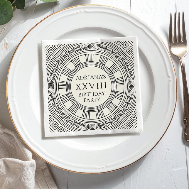 Guardanapo De Papel Grécia antiga ou Festa de aniversário temática Rom (Criador carregado)