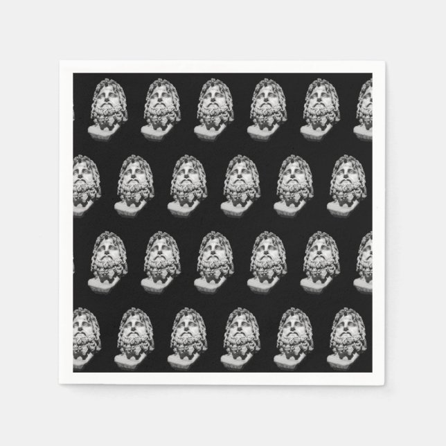Guardanapo De Papel Greco Roman Bust (Frente)