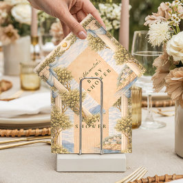 Guardanapo De Papel Greek Coastal Columns Baby Shower