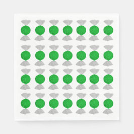 Guardanapo De Papel Green Candy Napkins