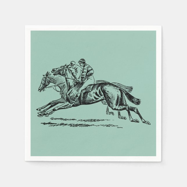 GUARDANAPO DE PAPEL GREEN DERBY PAPKIN (Frente)