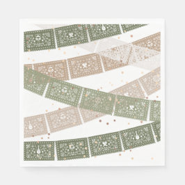 Guardanapo De Papel Green First Fiesta Festa de aniversário Napkins