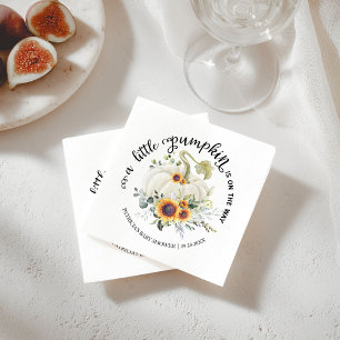 Guardanapo De Papel Greenery Little Pumpkin Fall Chá de fraldas Napki