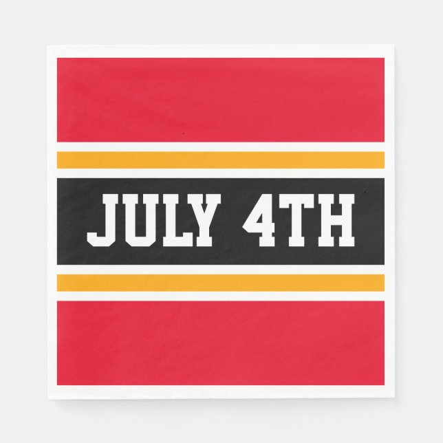 Guardanapo De Papel Grelhas amarelas brancas brancas brancas brilhante (Frente)