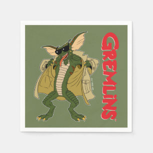 Guardanapo De Papel Gremlins Strich Trench Casaco Flash