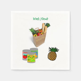 Guardanapo De Papel Grocery Paper Napkins
