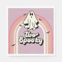 Groovy Ghost retro Halloween Dois Aniversário Louc