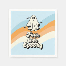 Guardanapo De Papel Groovy Ghost retro Halloween Four Ever Spooky
