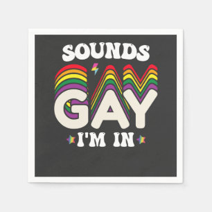 Guardanapo De Papel Groovy LGBT Pride Soa Gay