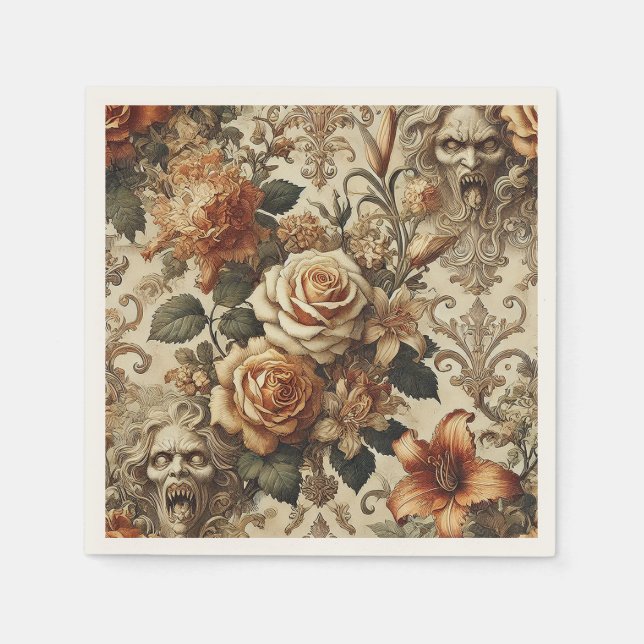 Guardanapo De Papel Grotesque Elegance - Vitoriano Gótico (Frente)