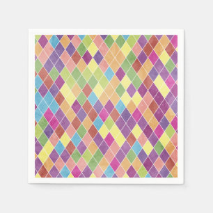 Guardanapo De Papel Grunge Harlequin