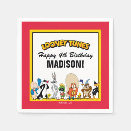 Guardanapo De Papel Grupo de Caracteres LOONEY TUNES™ | Aniversário