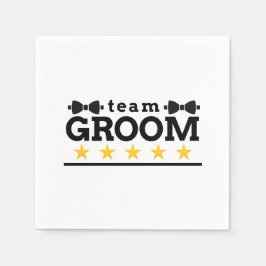 Guardanapo De Papel Grupo de Equipe | PADRINHO DE CASAMENTO | SOLTEIRO