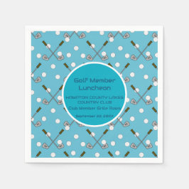 Guardanapo De Papel Grupo de eventos especiais do membro Golf