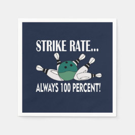 Guardanapo De Papel Grupo de Greve de Bola de boliches